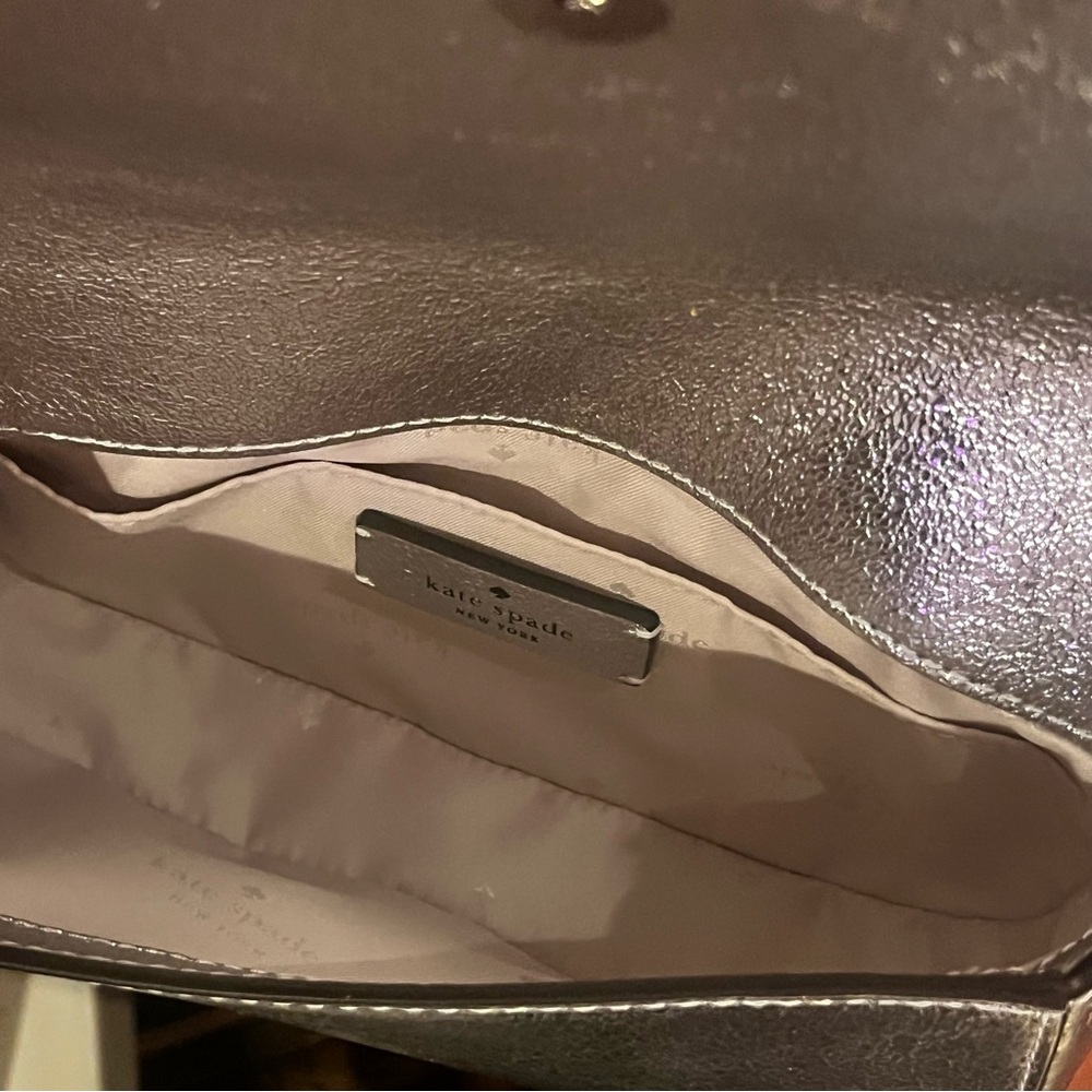 NWT Kate Spade Krista Metallic Leather Crossbody - Picture 7 of 9